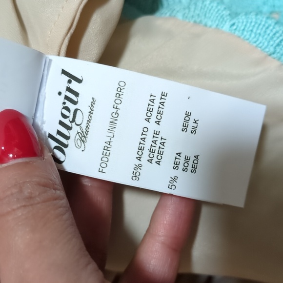 15. NWT BLUGIRL BLUMARINE CROCHET KNIT SKIRT - Picture 5 of 5